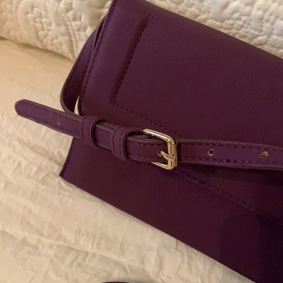 6. Handbag / Shoulder bag in Purple - Picture 3 of 12